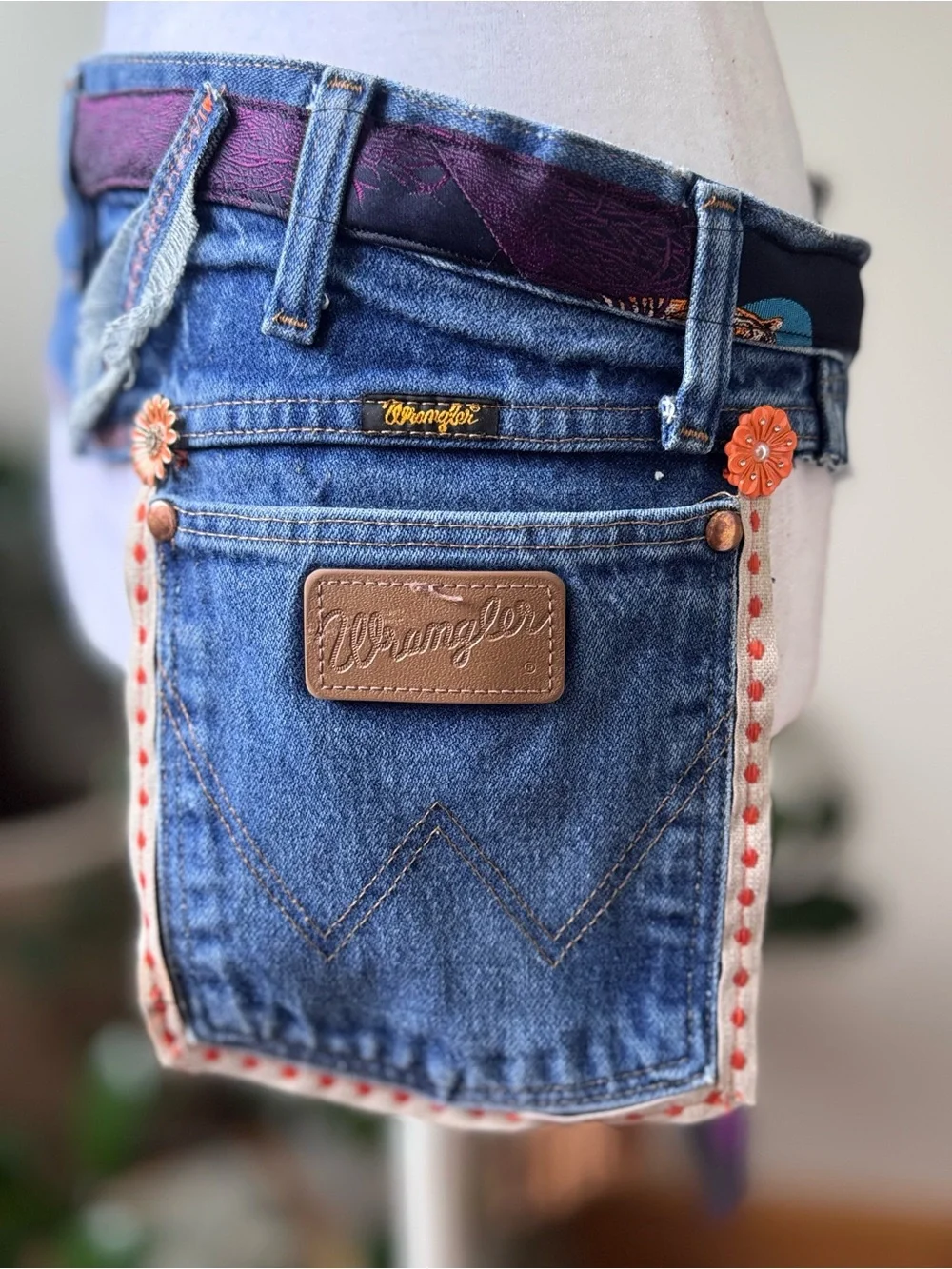B1 Custom Upcycled Boho Fanny Belt